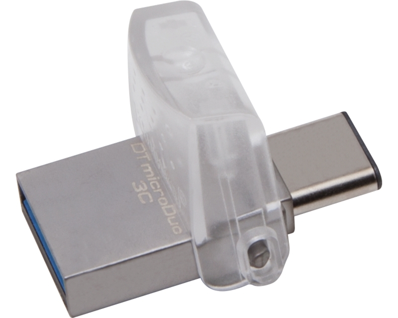 KINGSTON 64GB DataTraveler MicroDuo 3C USB 3.1 flash DTDUO3C/64GB srebrni