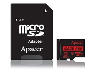 APACER UHS-I U1 MicroSDXC 128GB class 10 + Adapter AP128GMCSX10U5-R