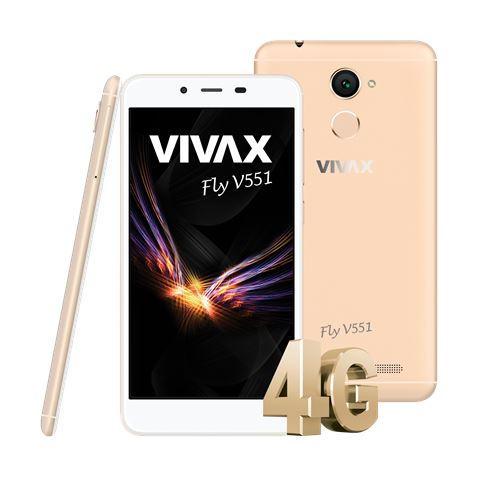 VIVAX SMART Fly V551 zlatni telefon